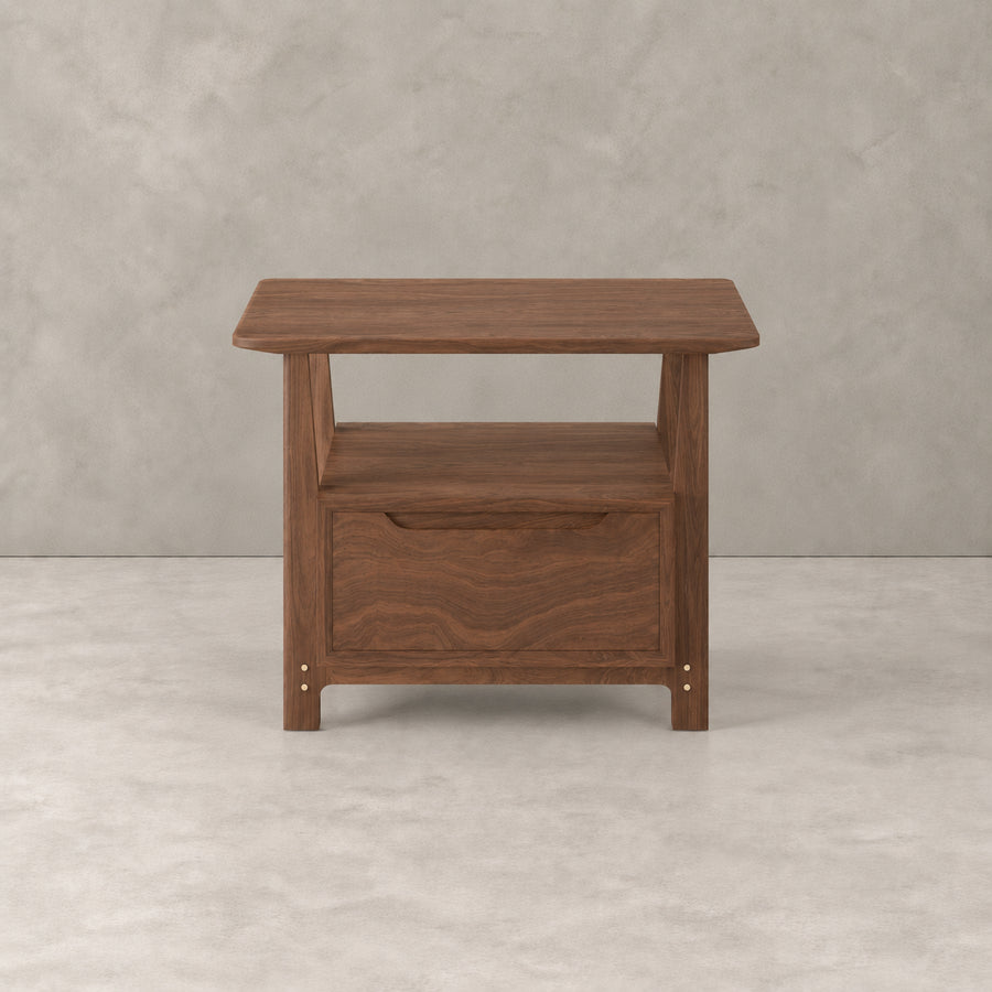 Dalenor Pedestal Table | 1 Drawer