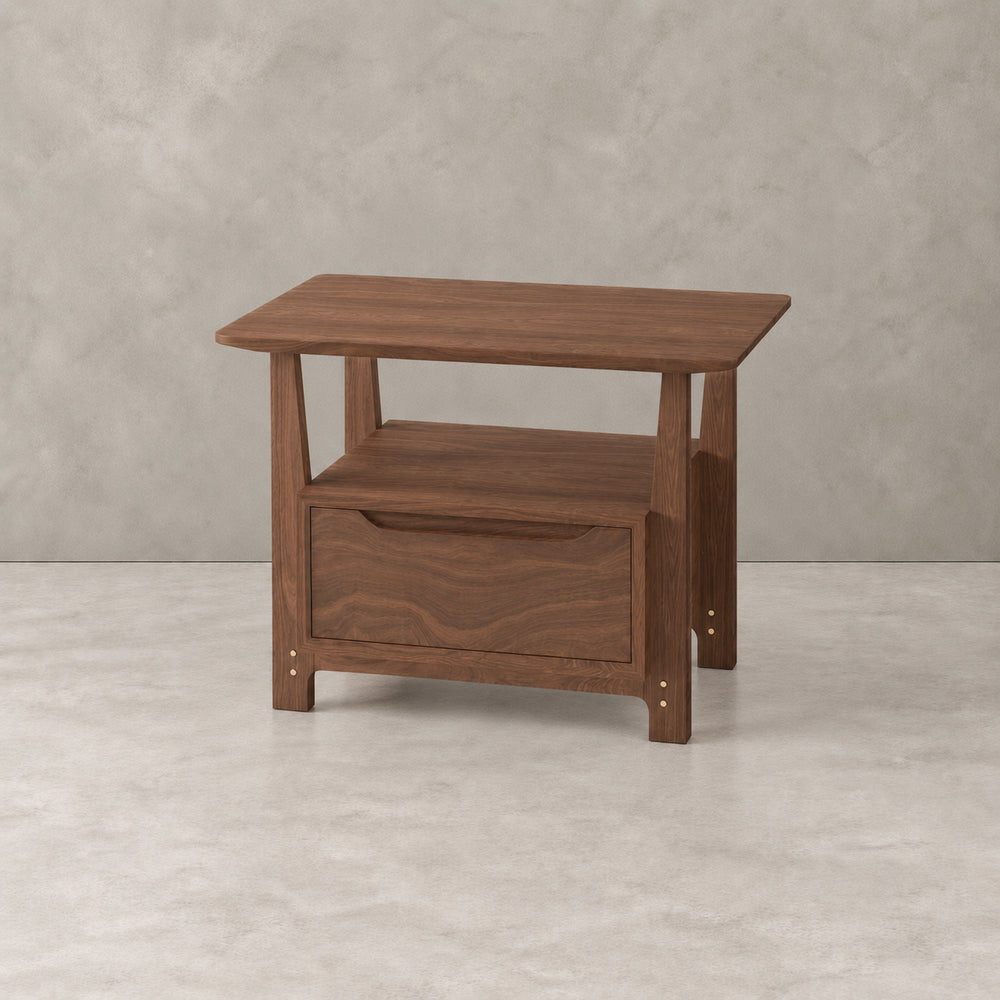 Dalenor Pedestal Table | 1 Drawer