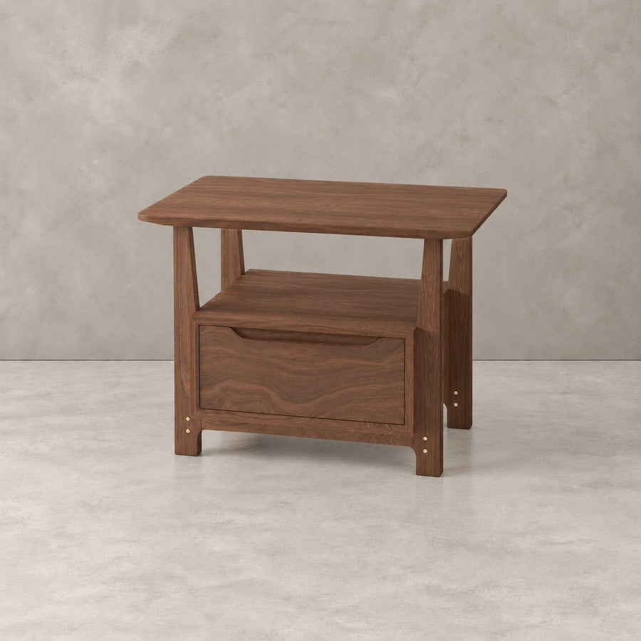 Dalenor Pedestal Table | 1 Drawer