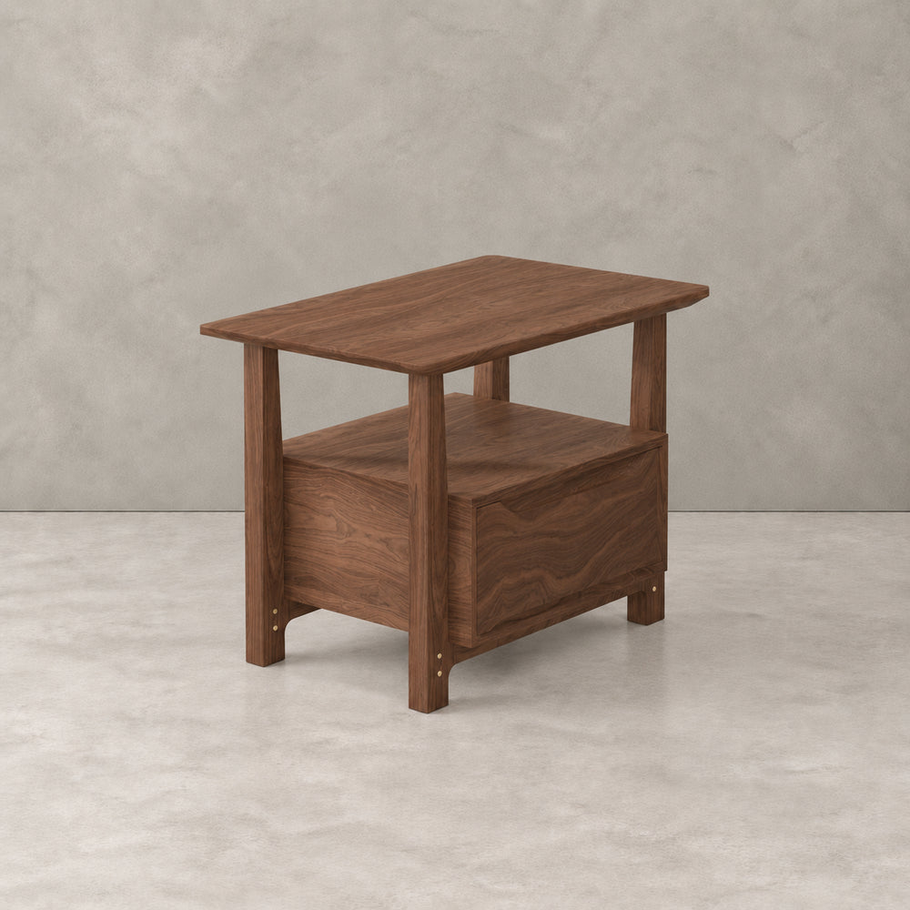 Dalenor Pedestal Table | 1 Drawer