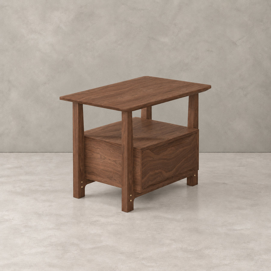 Dalenor Pedestal Table | 1 Drawer