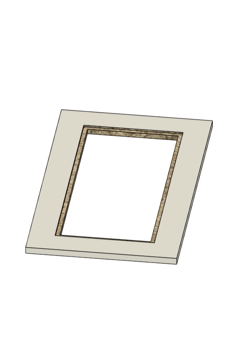 Cabinet Door Glass Cut-Out